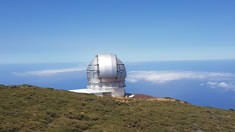 Observatorium auf dem Roque de los Muchachos in La Palma