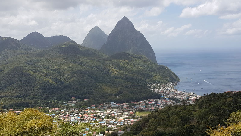 Die Pitons - Das Wahrzeichen von St. Lucia