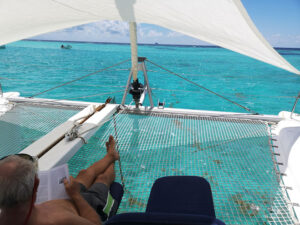 Kaum Wind in den Tobago Cays im Sommer