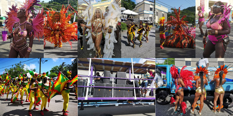 Karneval in Grenada im Sommer 2019