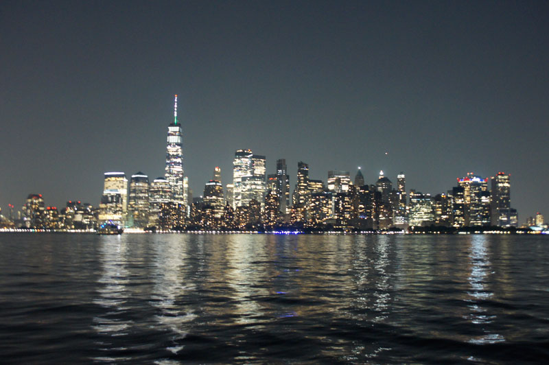 Lower Manhattan by night
