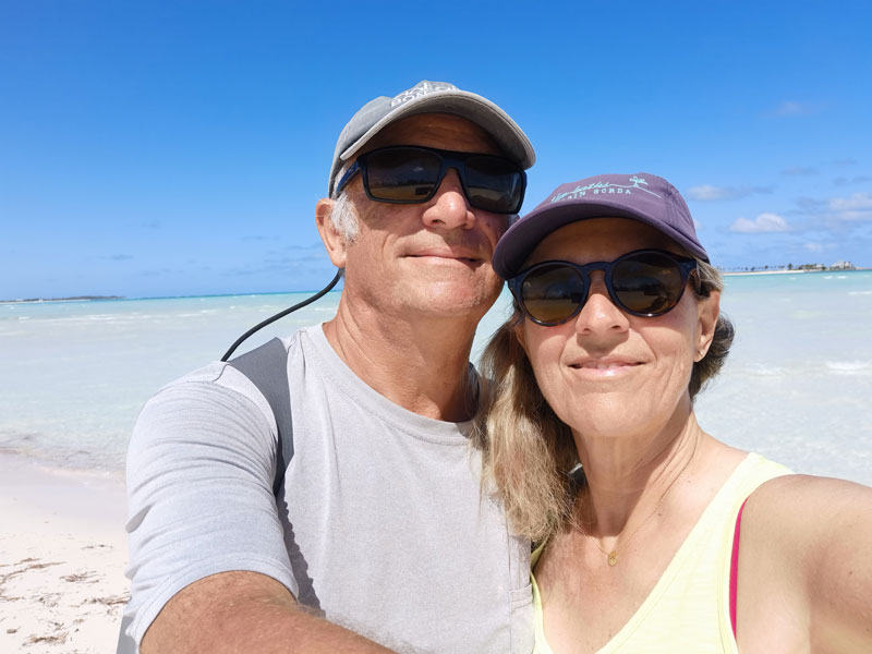 März 2022 am Gillum Beach auf Green Turtle Cay / Bahamas