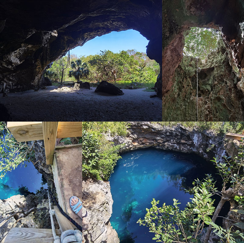 Preacher's Cave und Sapphire Hole