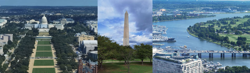 Ausblicke vom Washington Monument