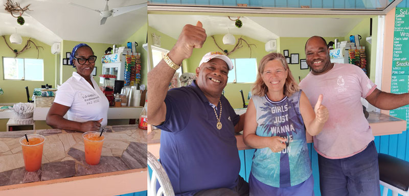 Bahama Mama auf Cat Island mit Fred und Kami