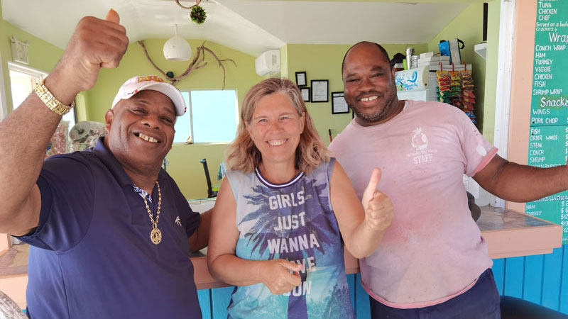 Bahamians auf Cat Island