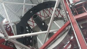 Mit 10,4 Metern Durchmesser der weltgrösste Parabolspiegel